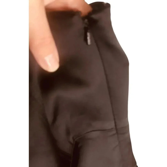 Karen Millen Ruffle One Shoulder Satin Mini Dress - Picture 14 of 16